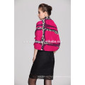Largo estilo de moda gruesa de invierno tejer jacquard viscosa estola bufandas para mujer